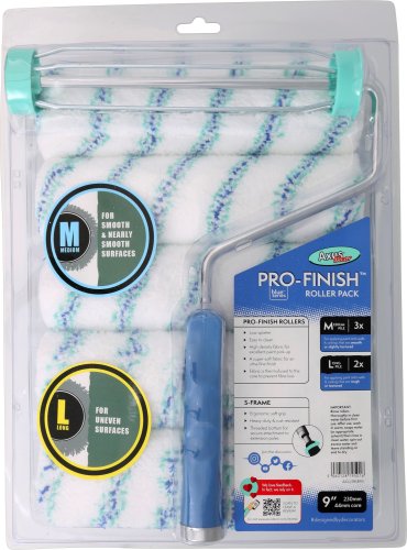 Pro-Finish 6PC Roller Pack (blue series)