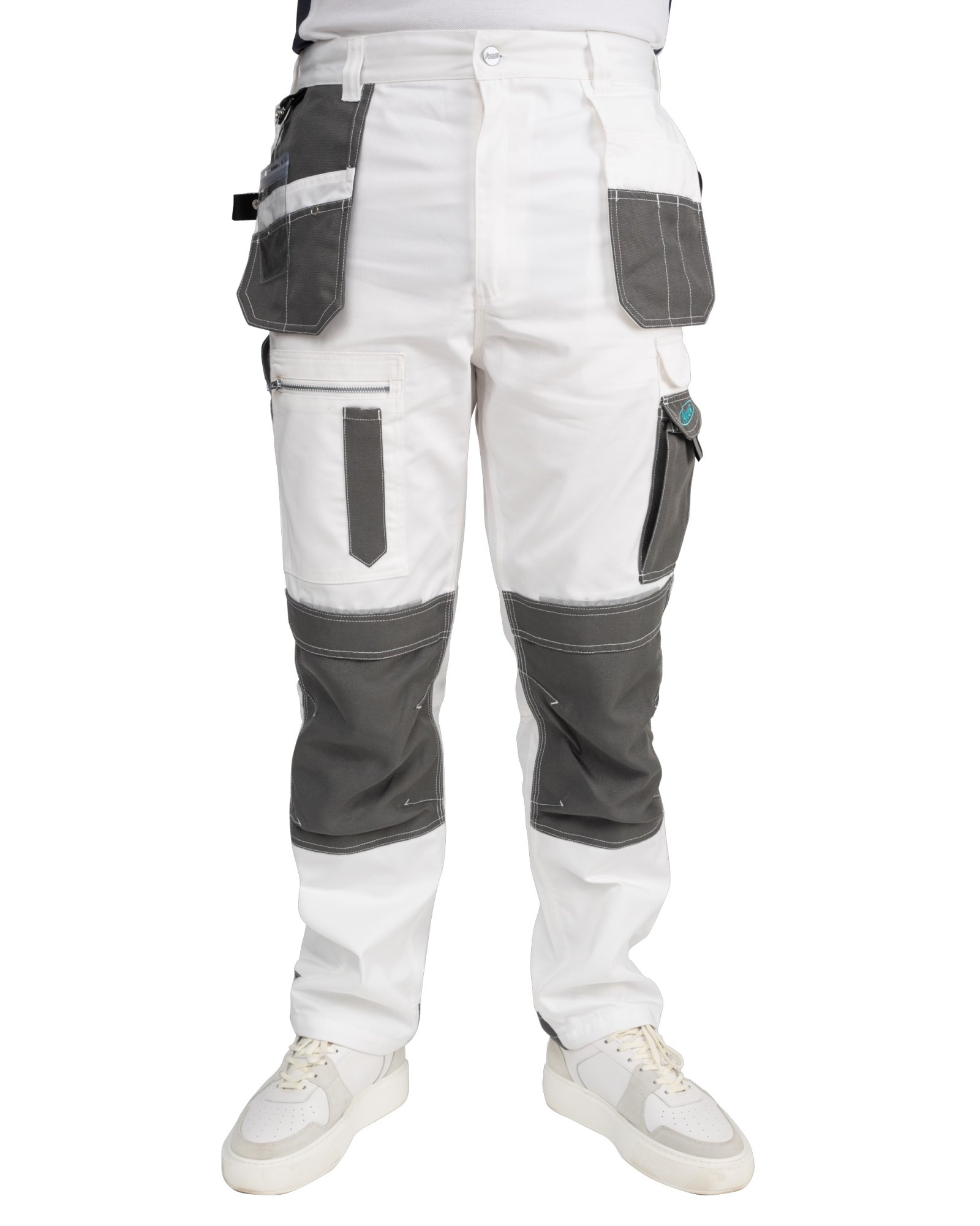 S-Tex Painter's Trousers, Classic Men's Fit, Bright White &